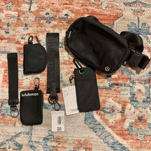 Lululemon belt bag and wallet, athleta wallet